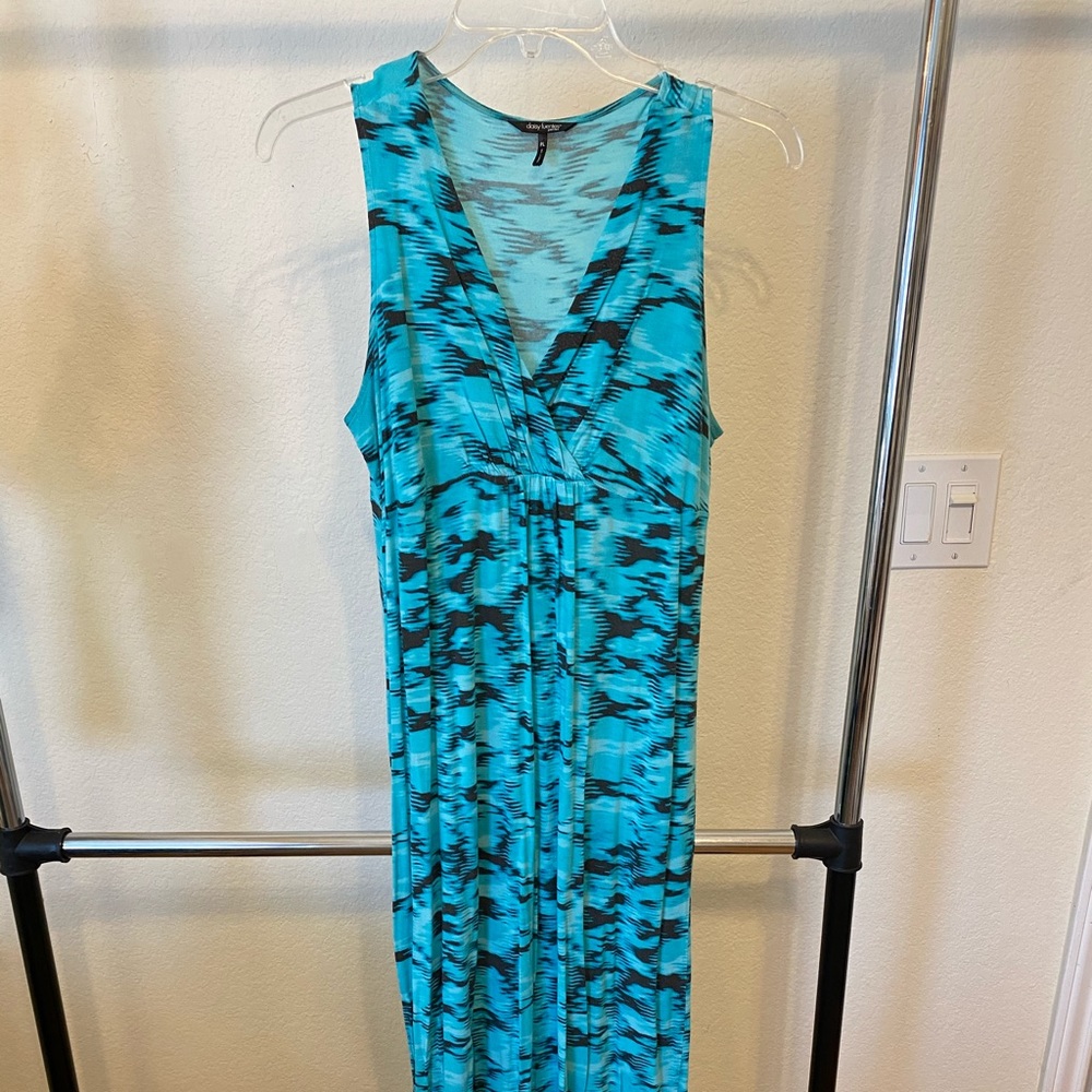 Turquoise sun dress